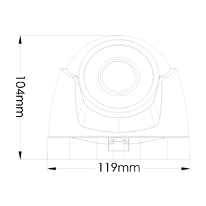 DI-320A-VF מצלמה כיפה עדשה משתנה 2.8-12.