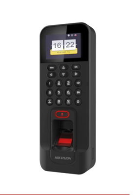 בקרת כניסה ביומטרי ושעון נוחכות Hikvision DS-K1T804-EF-1