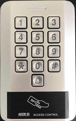 מקודד משולב קורא קירבה Ador-55 עם לחצן פעמון