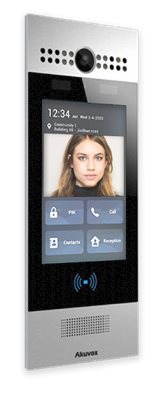 Akuvox מגה סיטי 70A אינטרקום ip אנדרואיד 7 אינץ, משולב זיהוי פנים וקורא קרבה, NFC, בלוטוט.
