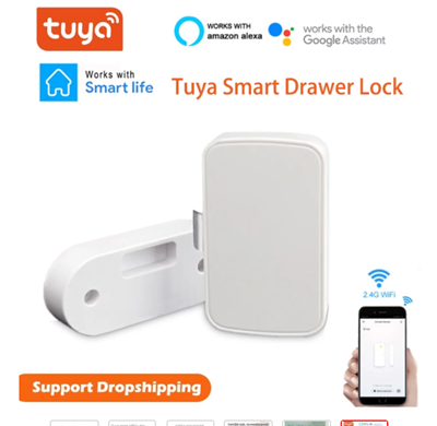 Tuya Smart מנעול סמוי לארון / מגירה המופעל בבלוטוס