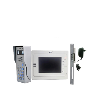 קיט Palwintec- פאנל אינטרקום COM-50 משולב מקודד + מצלמה, עם מסך ״7 L-350