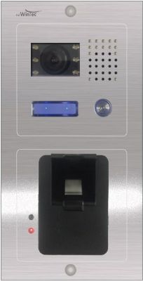 VEGA פאנל נירוסטה עם/בלי מצלמה משולב קורא טביעת אצבע