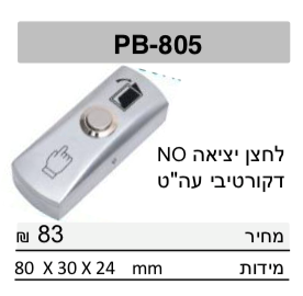 לחצן עוקף על הטיח NO