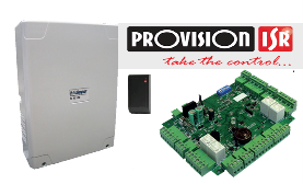 בקר כניסה Provision ל- 4 דלתות חד כיווני (לא כולל קופסת זיווד, וכן ראשיון לתוכנת ניהול!).